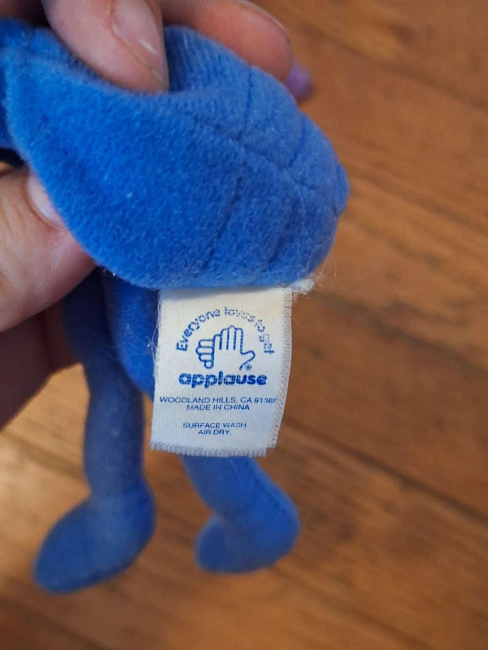 Vintage Disney A Bug's Life Plush Toys - Blue Dim